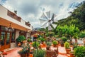 Old-style windmills on Lasithi Plateau Royalty Free Stock Photo