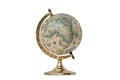 Old Style World Globe - Isolated on White Royalty Free Stock Photo