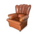 Brown vintage armchair Royalty Free Stock Photo