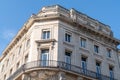 Old and stylish hausmann building facades in Bordeaux