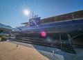 Old submarine in Porto Montenegro in Tivat city, Montenegro