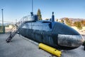 Old submarine in Porto Montenegro in Tivat city, Montenegro