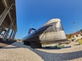 Old submarine in Porto Montenegro in Tivat city, Montenegro