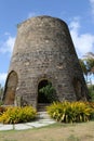 Old sugar mill in Caribbeans