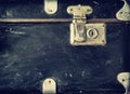 Old suitcase, fragment Royalty Free Stock Photo