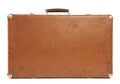 Old Suitcase isolated on white Royalty Free Stock Photo