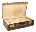 Vintage suitcase, retro luggage or baggage Royalty Free Stock Photo