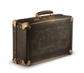 Old suitcase vector illustration