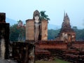 The Old Sukhothai Ruins in Northern Thailand Royalty Free Stock Photo