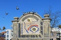 Old sundial of Prinsenhof in Dutch city Groningen