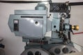 old Super Galaxy 2000 HS movie projector, side view