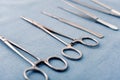 Old surgical instruments Royalty Free Stock Photo