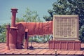 Old Swamp Cooler in New Mexico