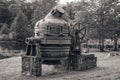 Old Swedish hand driven Bessemer converter