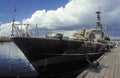 Old Swedish missile boat in Karlskrona naval museum Royalty Free Stock Photo