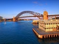 Old Sydney Pier and Wharf Aerial View Royalty Free Stock Photo