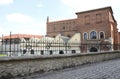 Exterior of Synagogue in Krakow Royalty Free Stock Photo