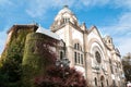 Old synagogue religious building facade exterior