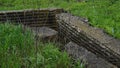 An old Syrian bunker remains on The Gadot Lookout, Israel Royalty Free Stock Photo