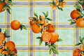 Old tablecloth background Royalty Free Stock Photo