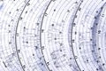 Old tachograph charts. Record of working time of professional drivers