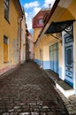 Old Tallin street Royalty Free Stock Photo