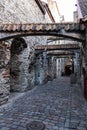 Old Tallinn, city walls, towers, churches. Estonia Royalty Free Stock Photo