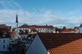 Old Tallinn, city walls, towers, churches. Estonia Royalty Free Stock Photo