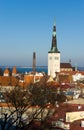 Old Tallinn panorama Royalty Free Stock Photo