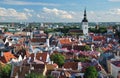 Old Tallinn panorama Royalty Free Stock Photo