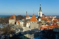 Old Tallinn panorama Royalty Free Stock Photo