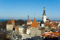 Old Tallinn panorama Royalty Free Stock Photo