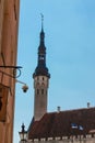 Old Tallinn roofs and towers and spires