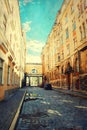 Old Tallinn street Royalty Free Stock Photo