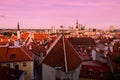 Tile roofs of old Tallinn Royalty Free Stock Photo