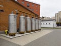 Old tank and industrial view