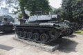 Old tank of United state army display at Vietnamese - American War Remnants Museum in Ho Chi Minh City