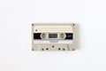 Old tape cassette, old or aged wood background. ÃÂ°solated casette