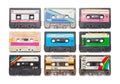 Old Tape Cassettes Royalty Free Stock Photo