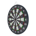 Old target dartboard isolate on white.