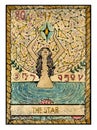 Old tarot cards. Full deck. The Star