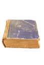 Old tattered book isolated Royalty Free Stock Photo