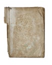 Old tattered book - paperback - on white background Royalty Free Stock Photo
