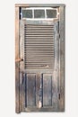 Old tatty wooden door Royalty Free Stock Photo