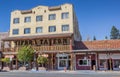 Old tavern in main street Truckee, California Royalty Free Stock Photo