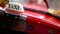 Old taxi car on Havana streets