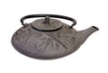 Old tea pot isolated on a white background Royalty Free Stock Photo