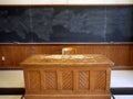 Old teacher's desk