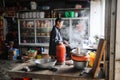 Old teahouse of Yanfang Ancient Village - Gan-style Architectural ComplexHou Royalty Free Stock Photo