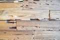 Old Teak Wood texture wall background for design and decoration. Texture of wood background closeup.